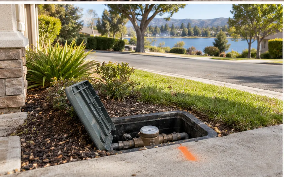 Leak Detection in Fremont, CA — non-invasive acoustic and thermal leak pinpointing mark before opening