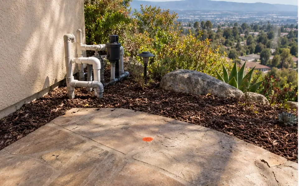 Leak Detection in Mission San Jose, Fremont — non-invasive acoustic and thermal leak pinpointing mark before opening
