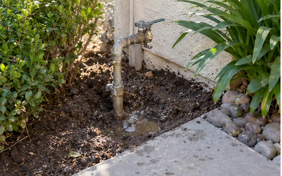 Water Leak Detection in Newark, CA — non-invasive acoustic and thermal leak pinpointing mark before opening